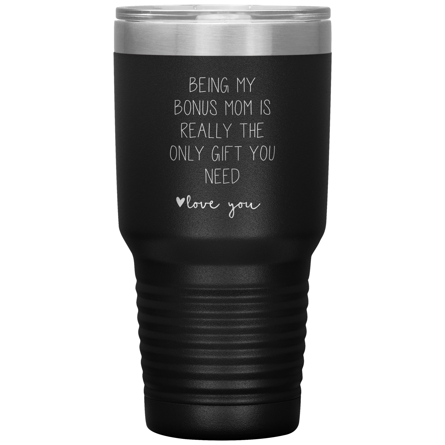 Bonus Mom Tumbler, Bonus Mom Gifts, Travel Coffee Mug, Birthday Gifts for Men and Women