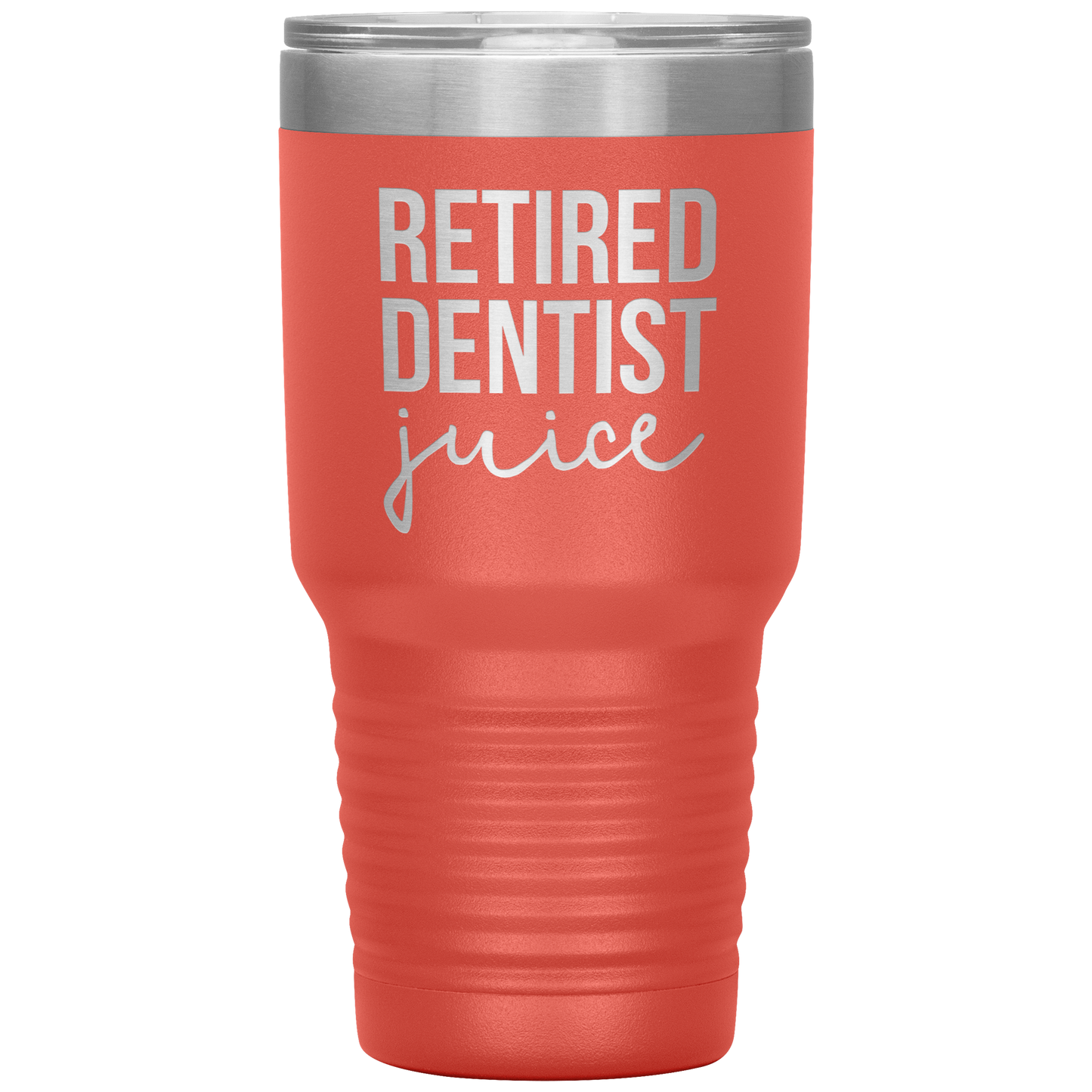 Retired Dentist Tumbler, Retired Dentist Gifts, Travel Coffee Mug, Birthday Gifts for Men and Women