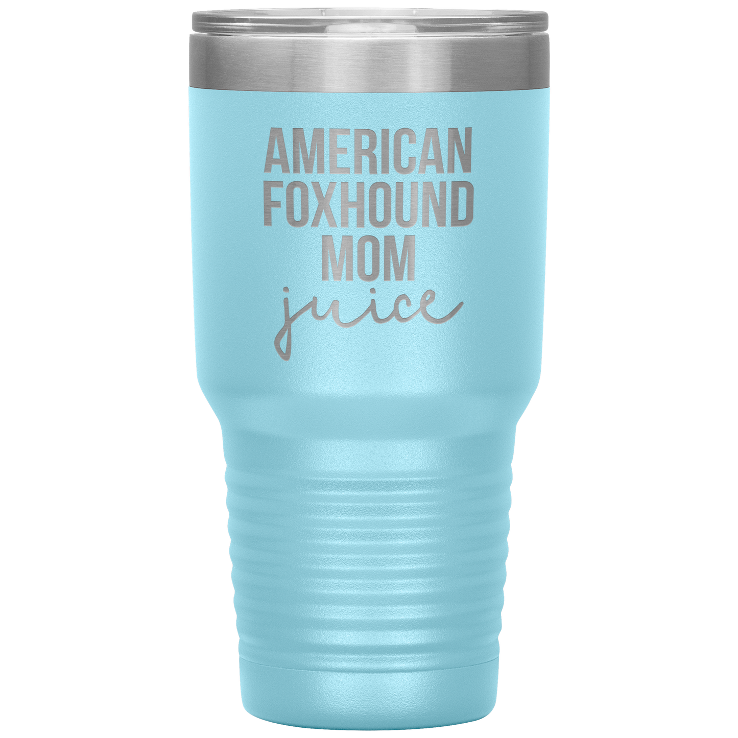 American Foxhound Mom Tumbler, Funny Travel Coffee Mug, Birthday Gifts for Men and Women