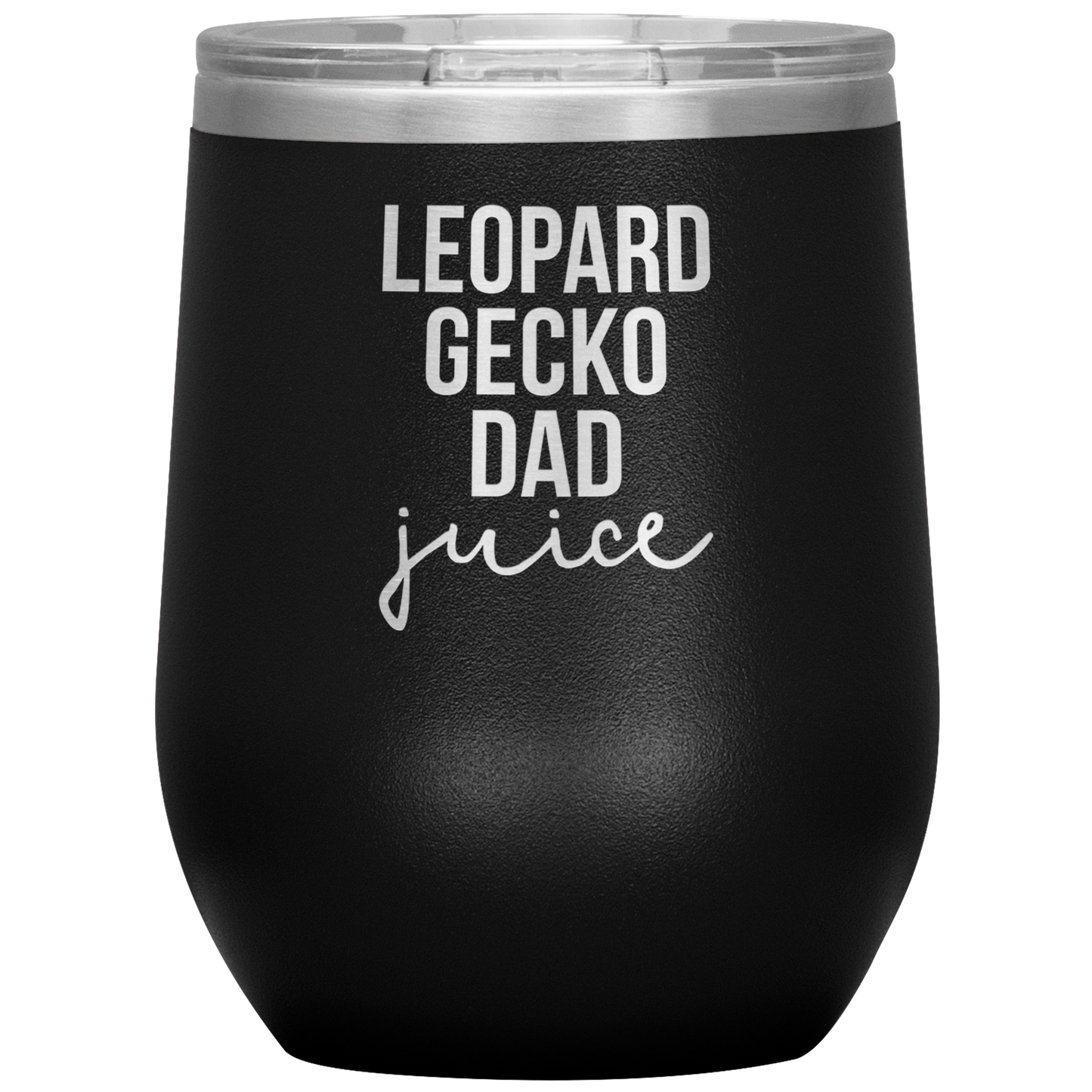 Leopard Gecko Dad Wine Tumbler, Leopard Gecko Dad Gifts, Travel Wine Cup, Birthday Gifts for Men and Women