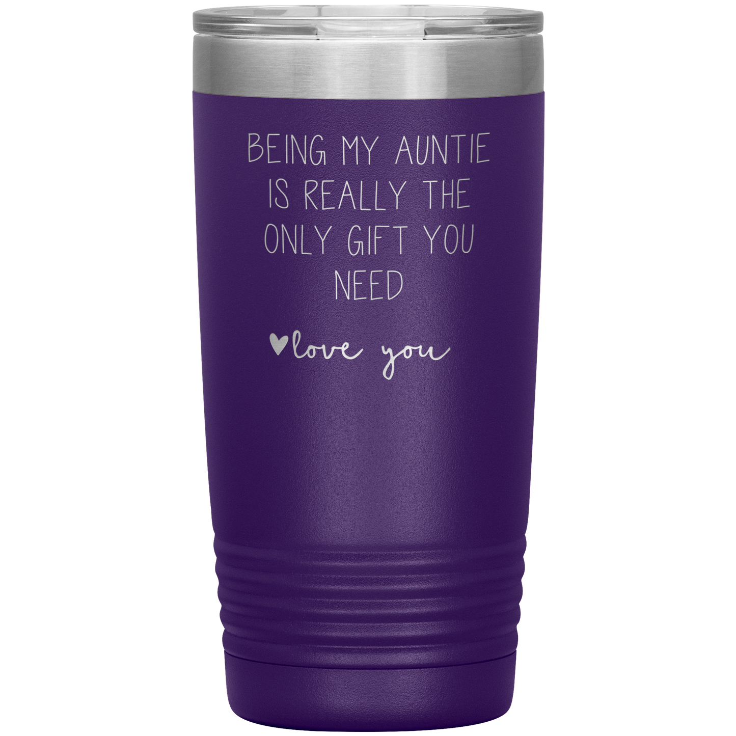 Auntie Tumbler, Auntie Gifts, Travel Coffee Mug, Birthday Gifts for Men and Women