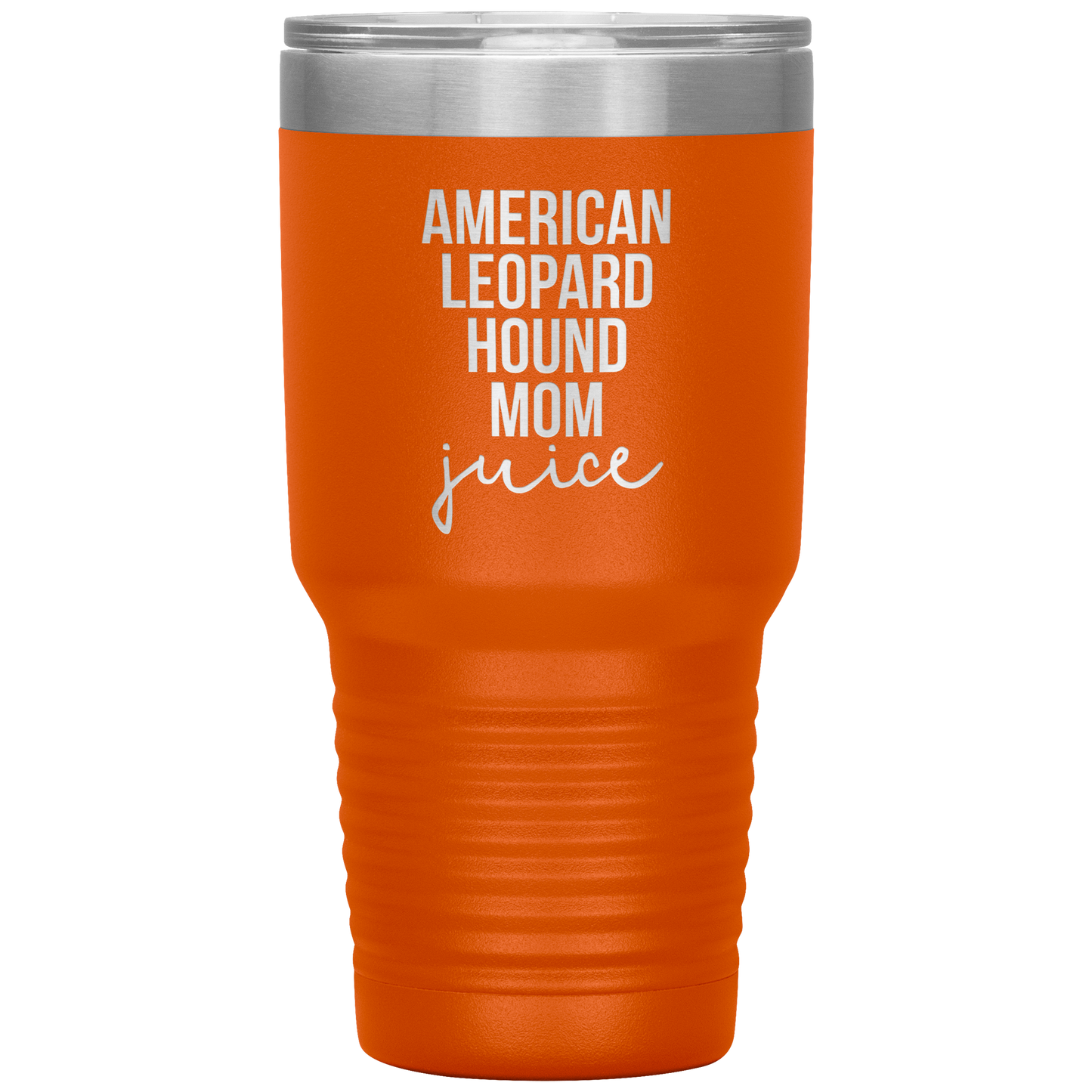 American Leopard Hound Mom Tumbler, Funny Travel Coffee Mug, Birthday Gifts for Men and Women