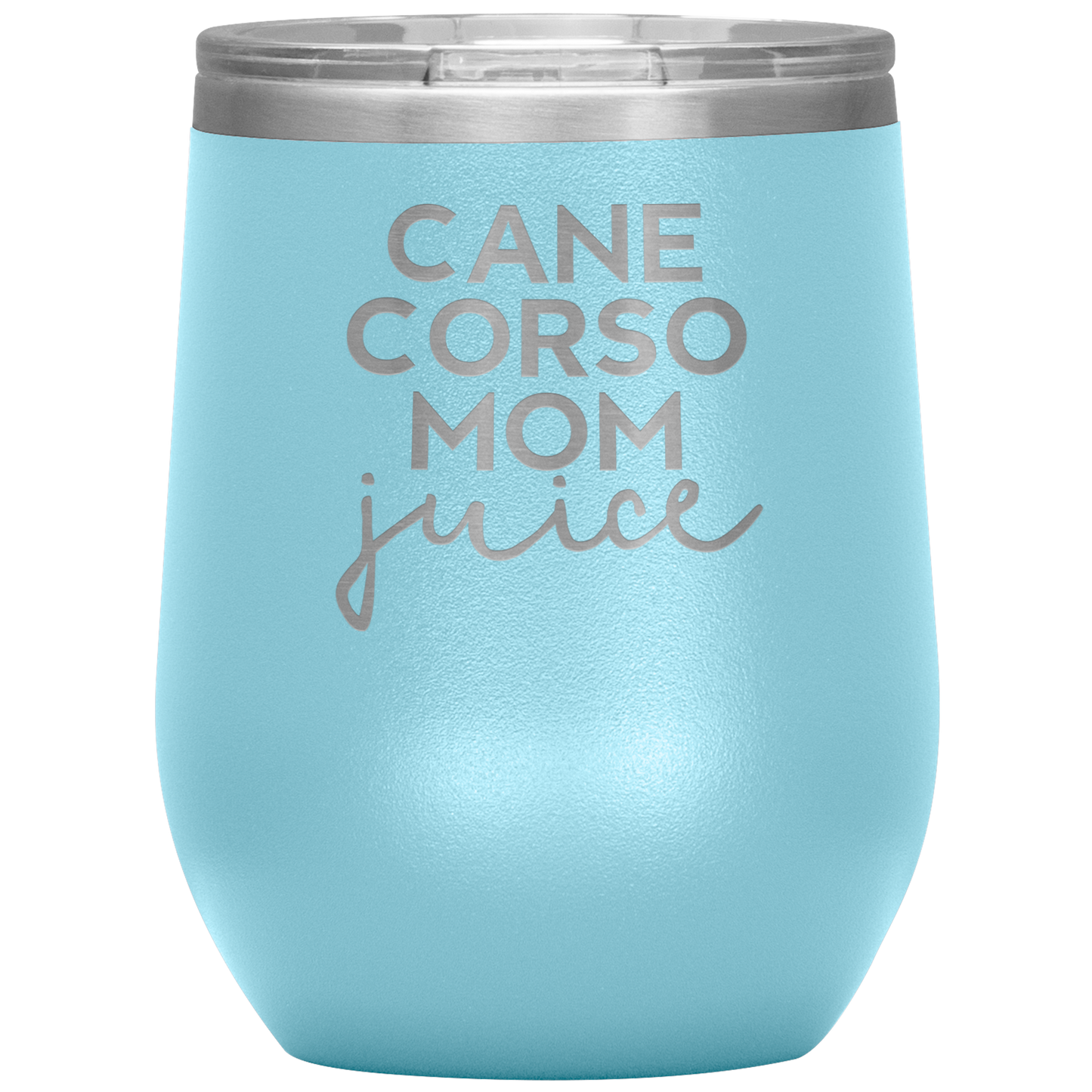 Cane Corso Mamma Wine Tumbler, Cane Corso Mamma Doni, Cane Corso Mamma Wine Cup, Regali di compleanno per Uomini e Donne