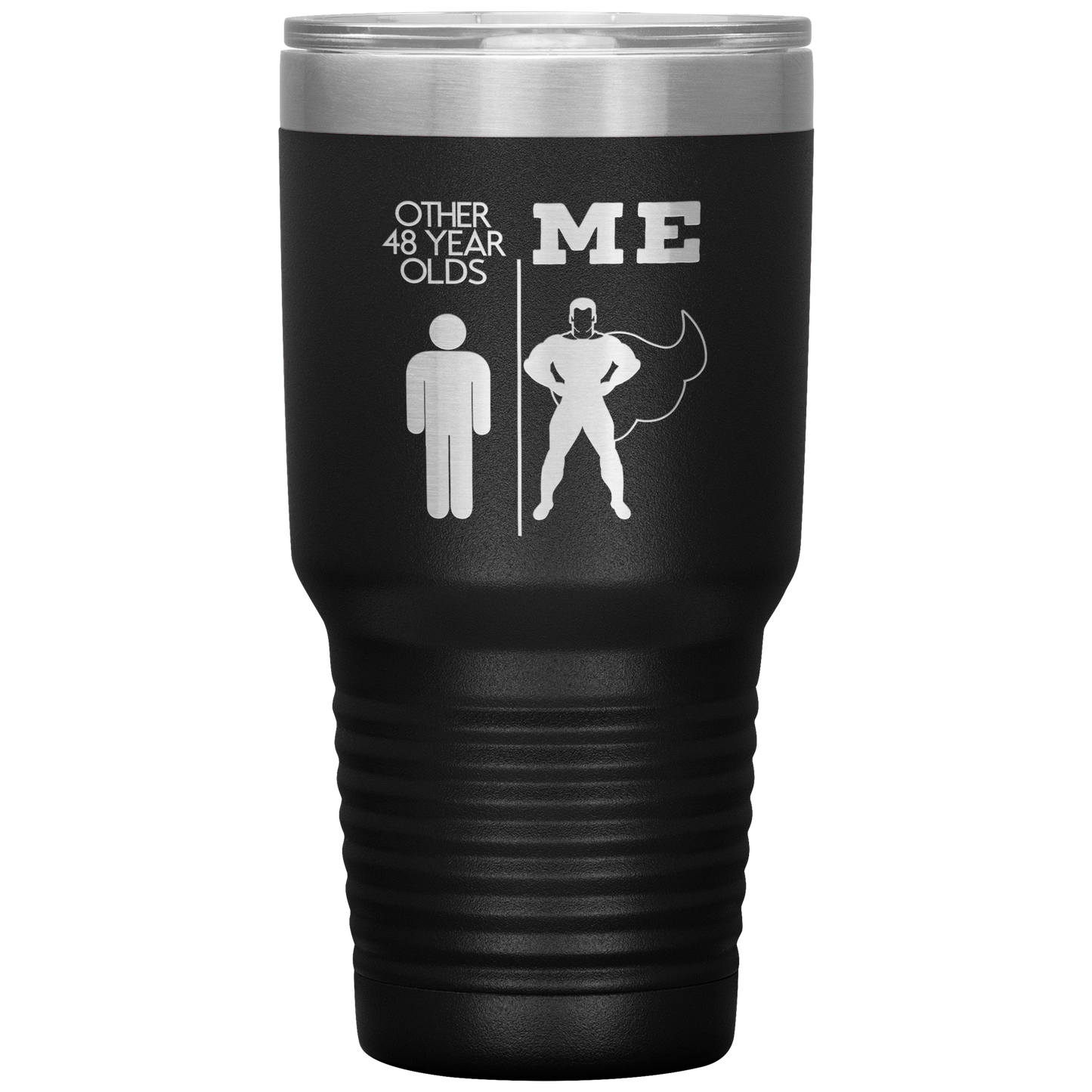 48th Birthday Tumbler, 48th Birthday Gifts, Travel Coffee Mug, Birthday Gifts for Men and Women