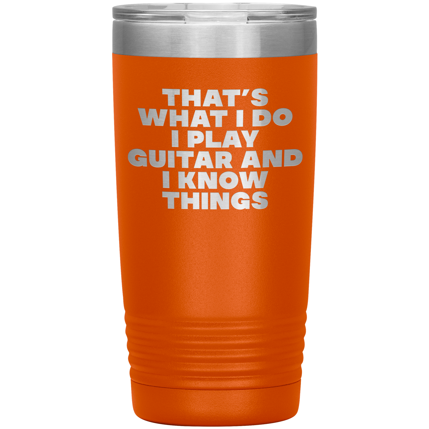 Guitarist Tumbler, Guitarist Gifts, Travel Coffee Mug, Birthday Gifts for Men and Women