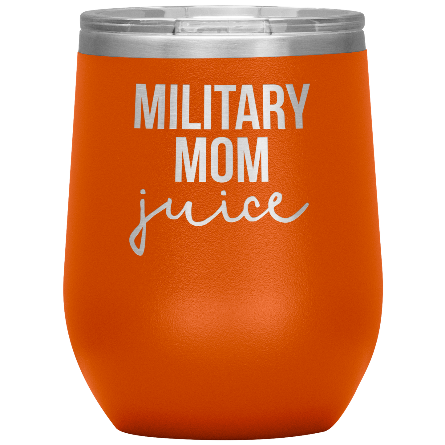 Military Mom Wine Tumbler, Military Mom Gifts, Travel Wine Cup, Birthday Gifts for Men and Women