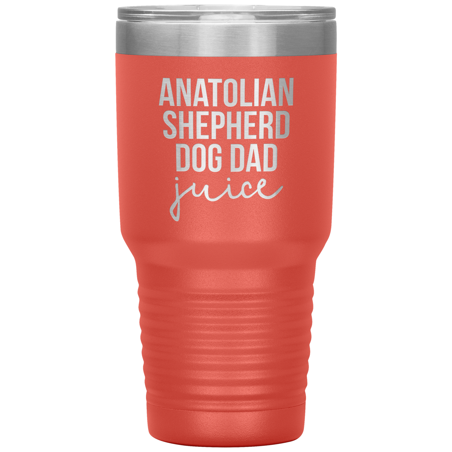 Anatolian Shepherd Dog Dad Tumbler, Funny Travel Coffee Mug, Birthday Gifts for Men and Women