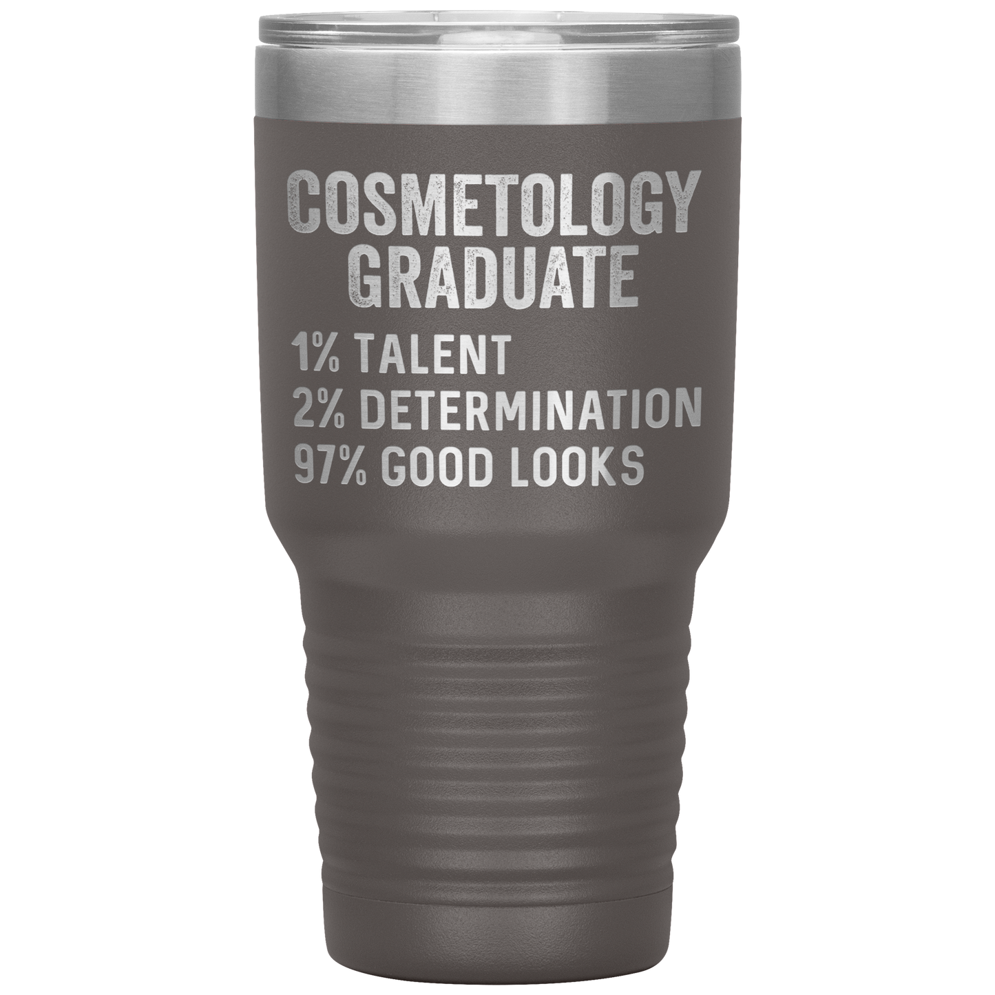 Cosmetology Graduate Tumbler, Funny Cosmetologist Graduation Travel Coffee Mug, Birthday Gifts for Men and Women