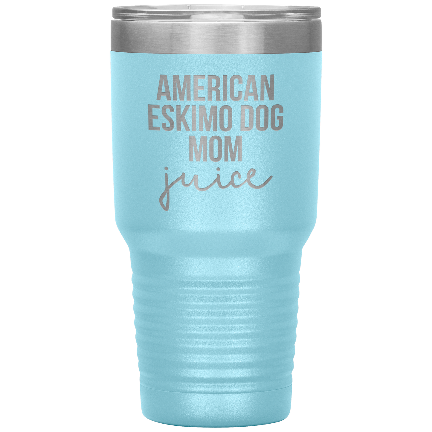 American Eskimo Dog Mom Tumbler, Funny Travel Coffee Mug, Birthday Gifts for Men and Women