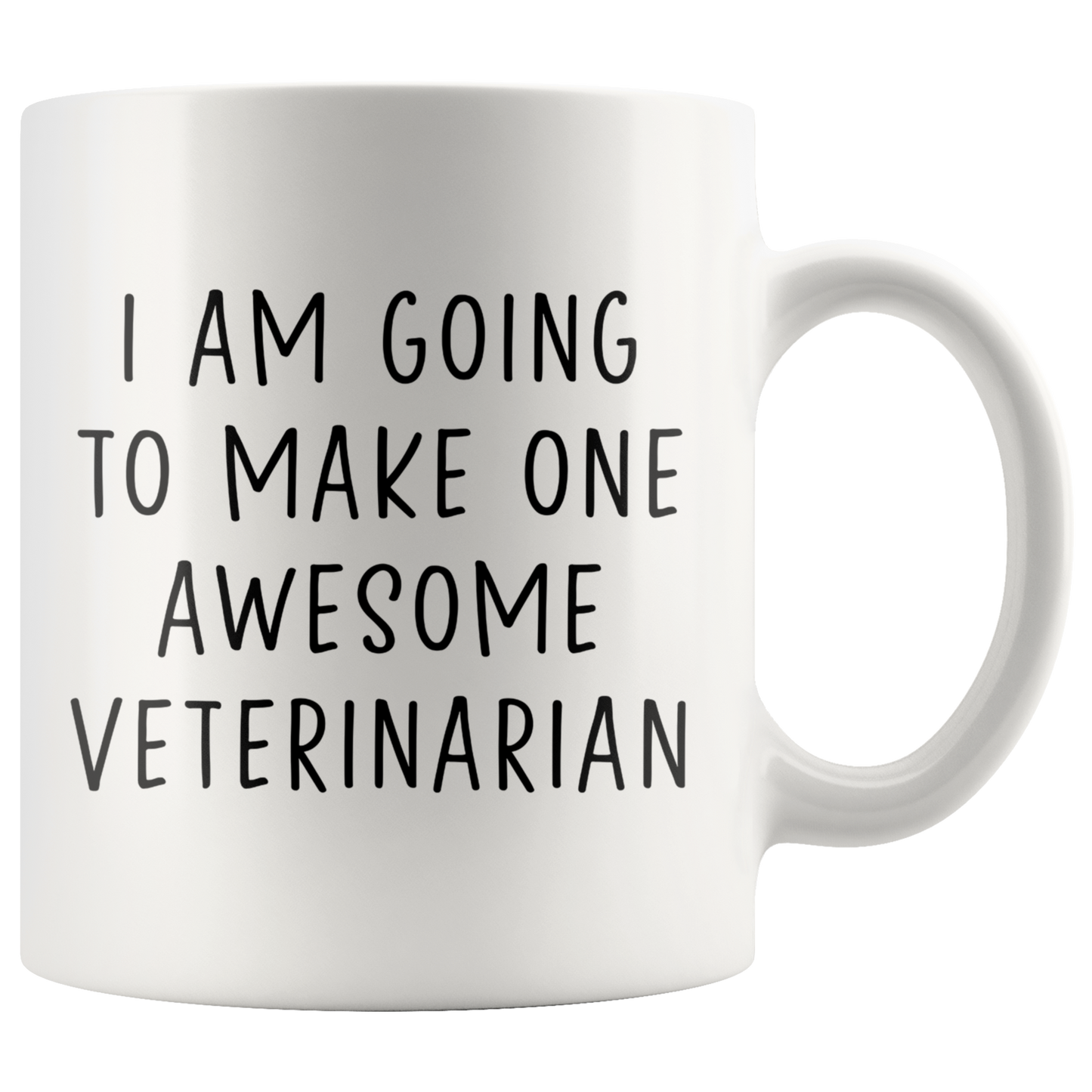 Vet Graduation Gifts, Veterinary Coffee Mug, Veterinarian Two Tone Accent Cup, Birthday Gift for Men and Women