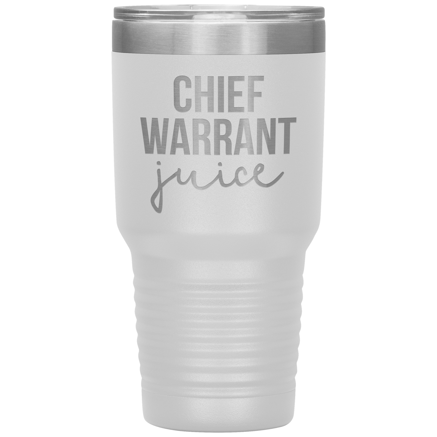 Chief Warrant Tumbler, Chief Mandado Gifts, Travel Coffee Mug, Birthday Gifts para Homens e Mulheres