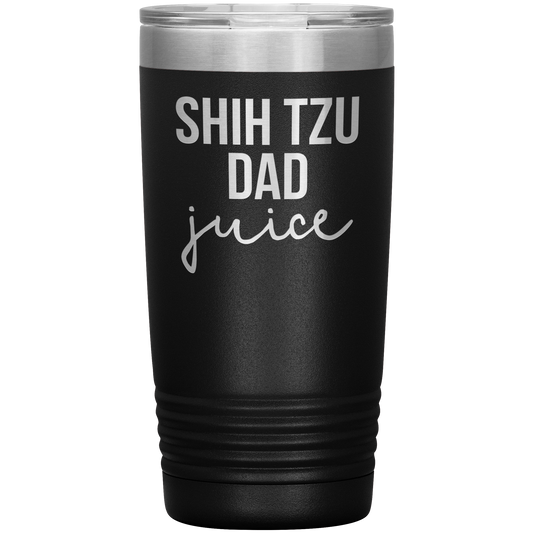 Shih Tzu Dad Tumbler, Shih Tzu Dad Gifts, Travel Coffee Mug, Cadeaux d’anniversaire pour hommes et femmes