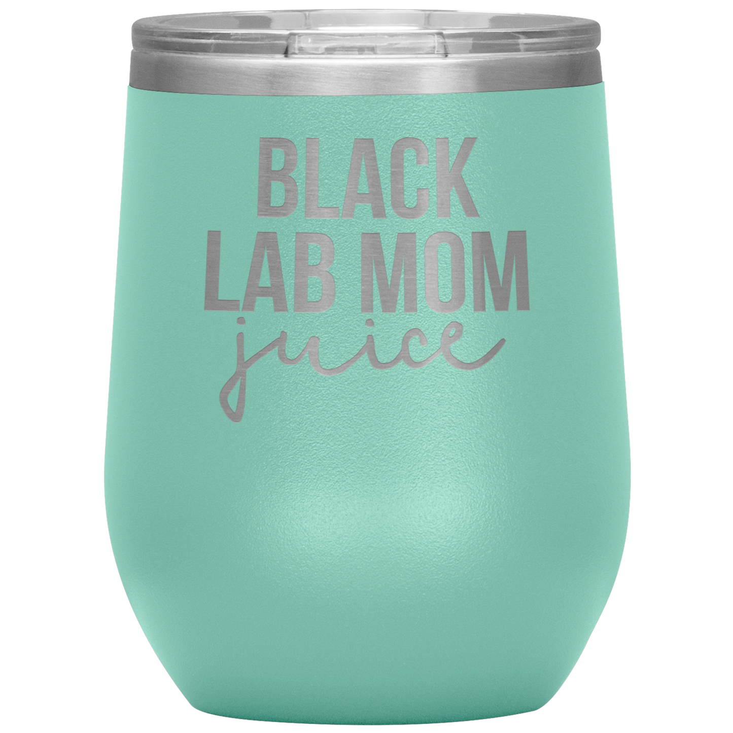 Verre de vin de maman de laboratoire noir, cadeaux de maman de laboratoire noirs, tasse de vin de voyage, cadeaux d'anniversaire pour les hommes et les femmes