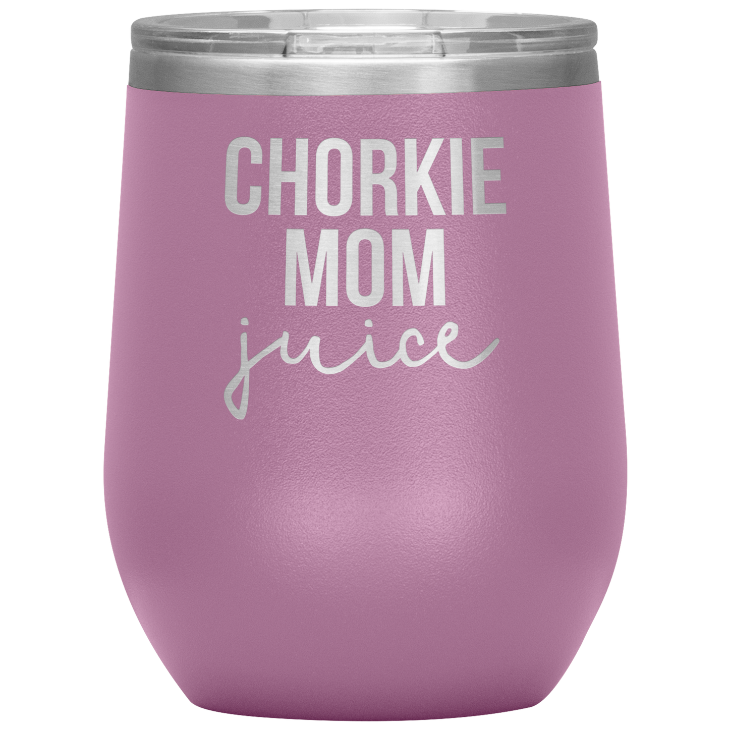 Chorkie Mamá Vino Tumbler, Chorkie Mamá Regalos, Copa de Vino, Regalos de cumpleaños para hombres y mujeres