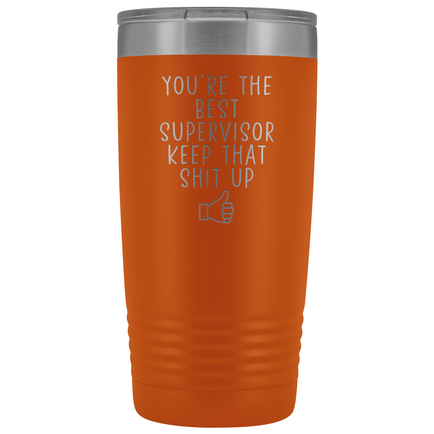 Cadeau de superviseur, tasse de café de superviseur, tumbler de superviseur