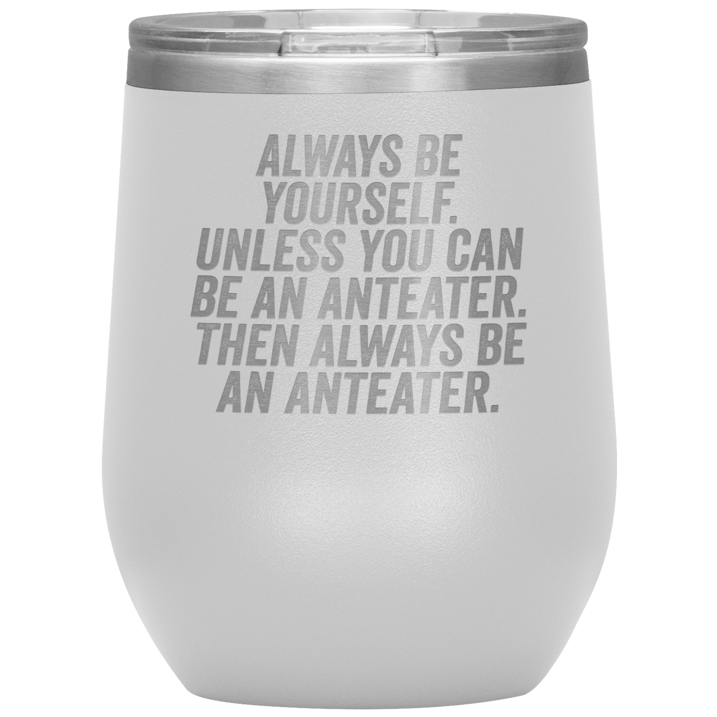 Anteater Wine Tumbler, Anteater Gifts, Travel Wine Cup, Birthday Gifts for Men and Women