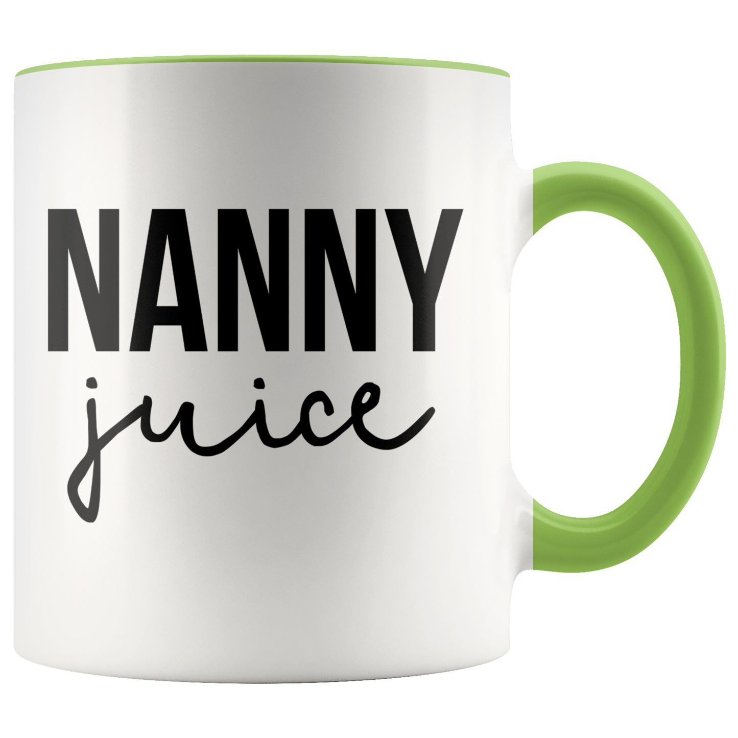 Nanny Gifts, Coffee Mug, Two Tone Accent Cup, Birthday Gift for Men and Women