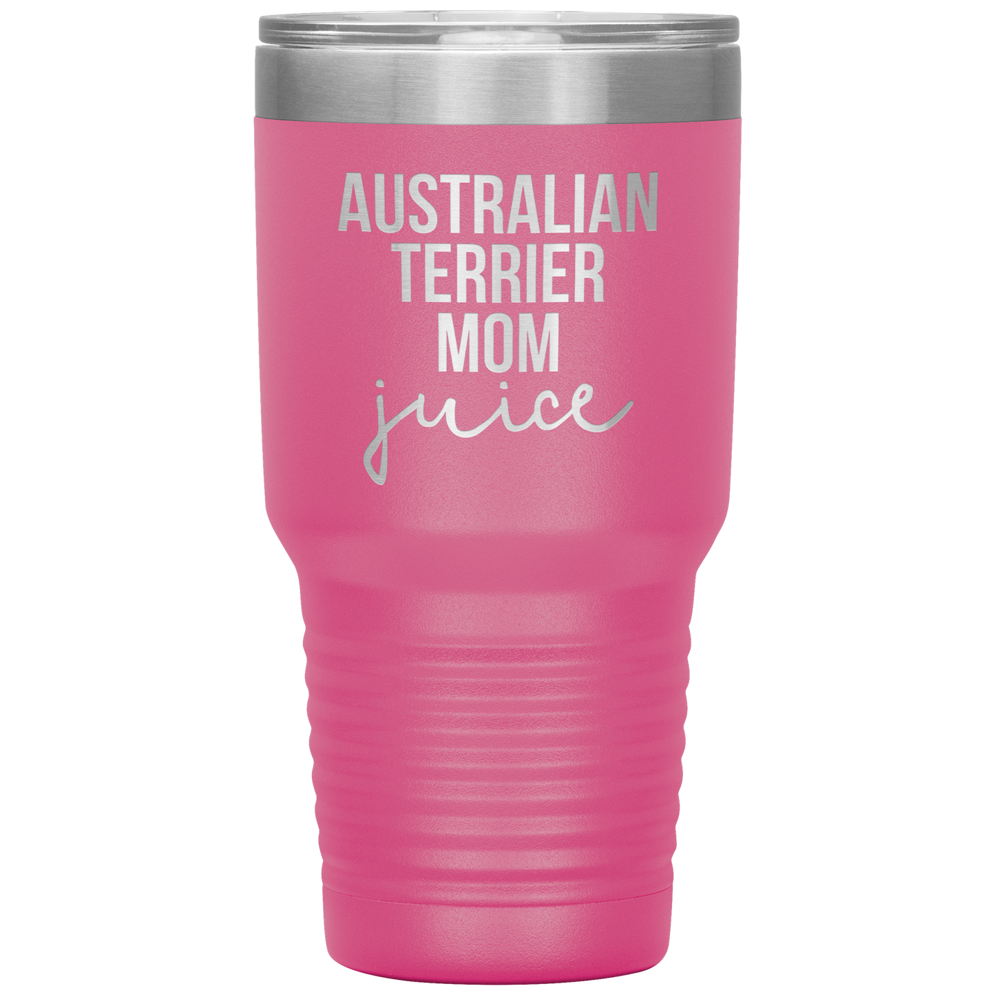 Australian Terrier Mom Tumbler, Funny Travel Coffee Mug, Birthday Gifts for Men and Women