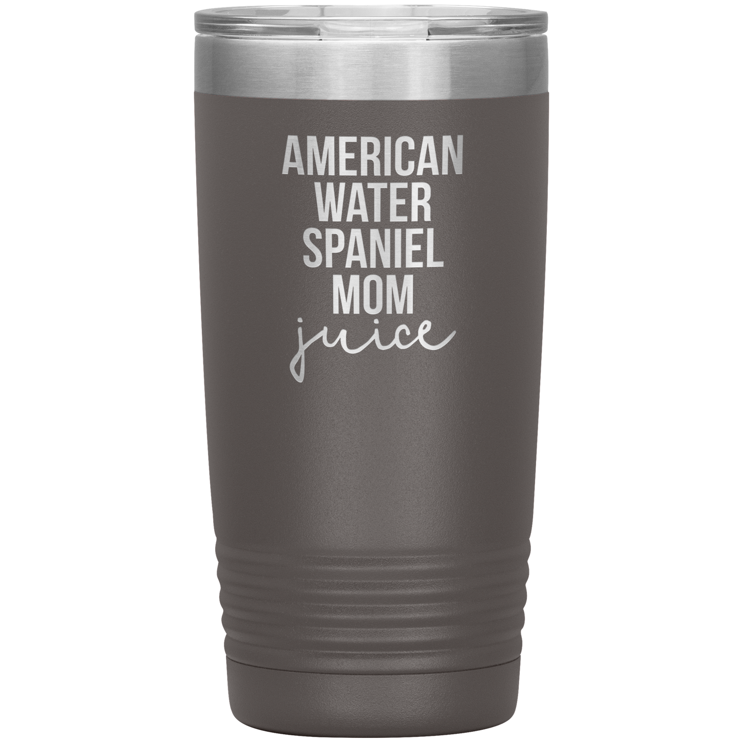 American Water Spaniel Mom Tumbler, Funny Travel Coffee Mug, Birthday Gifts for Men and Women