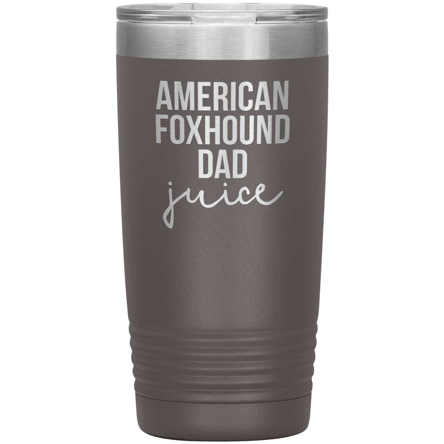 American Foxhound Dad Tumbler, Funny Travel Coffee Mug, Birthday Gifts for Men and Women