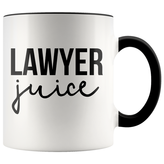 Lawyer Gifts, Coffee Mug, Two Tone Accent Cup, Birthday Gift for Men and Women