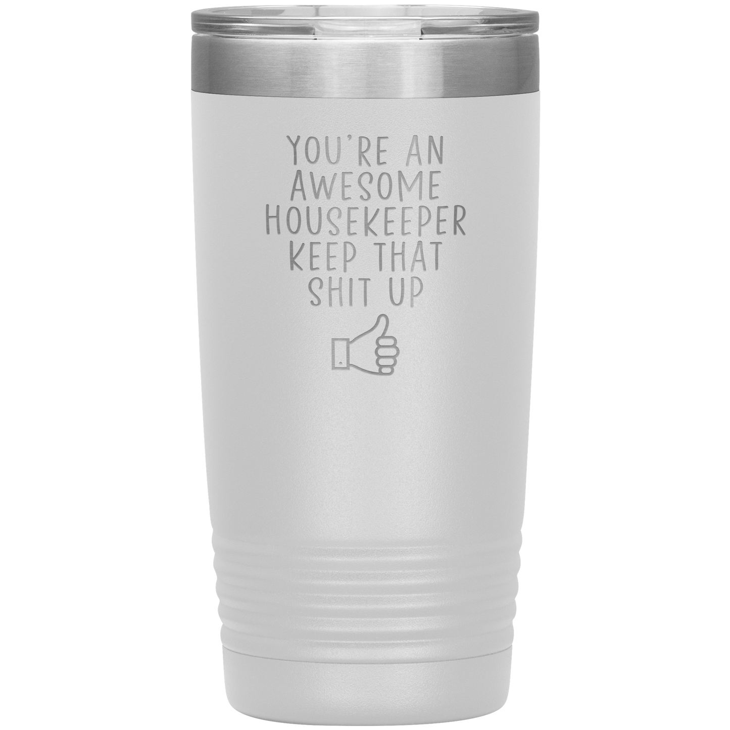 Ménkeeper Tumbler, Housekeeper Cadeaux, Travel Coffee Mug, Birthday Cadeaux pour les hommes et les femmes