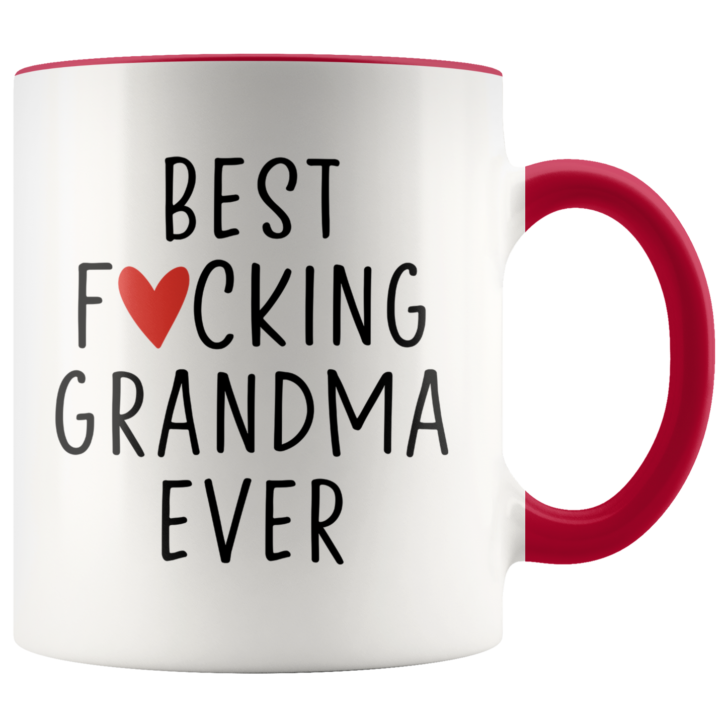 Grandma Gifts, Coffee Mug, Two Tone Accent Cup, Birthday Gift for Men and Women