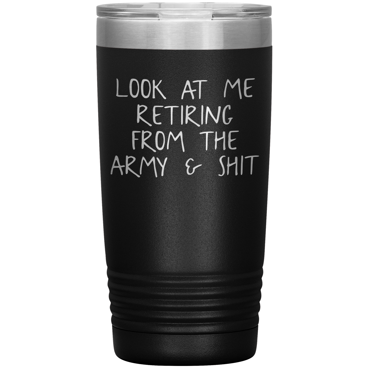 Army Retirement Tumbler, Army Retirement Gifts, Travel Coffee Mug, Birthday Gifts for Men and Women