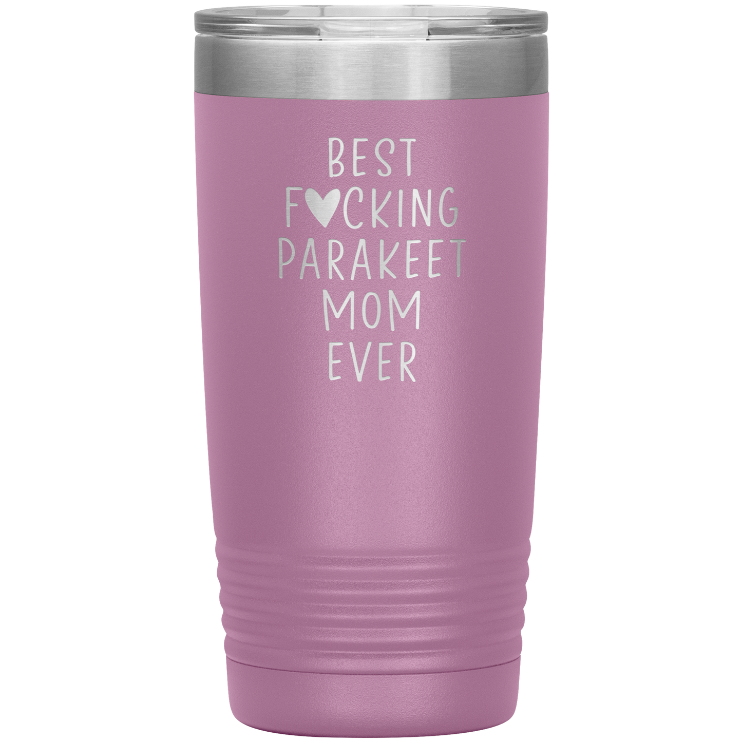 Parakeet Mom Tumbler, Parakeet Mom Gifts, Travel Coffee Mug, Birthday Gifts for Men and Women