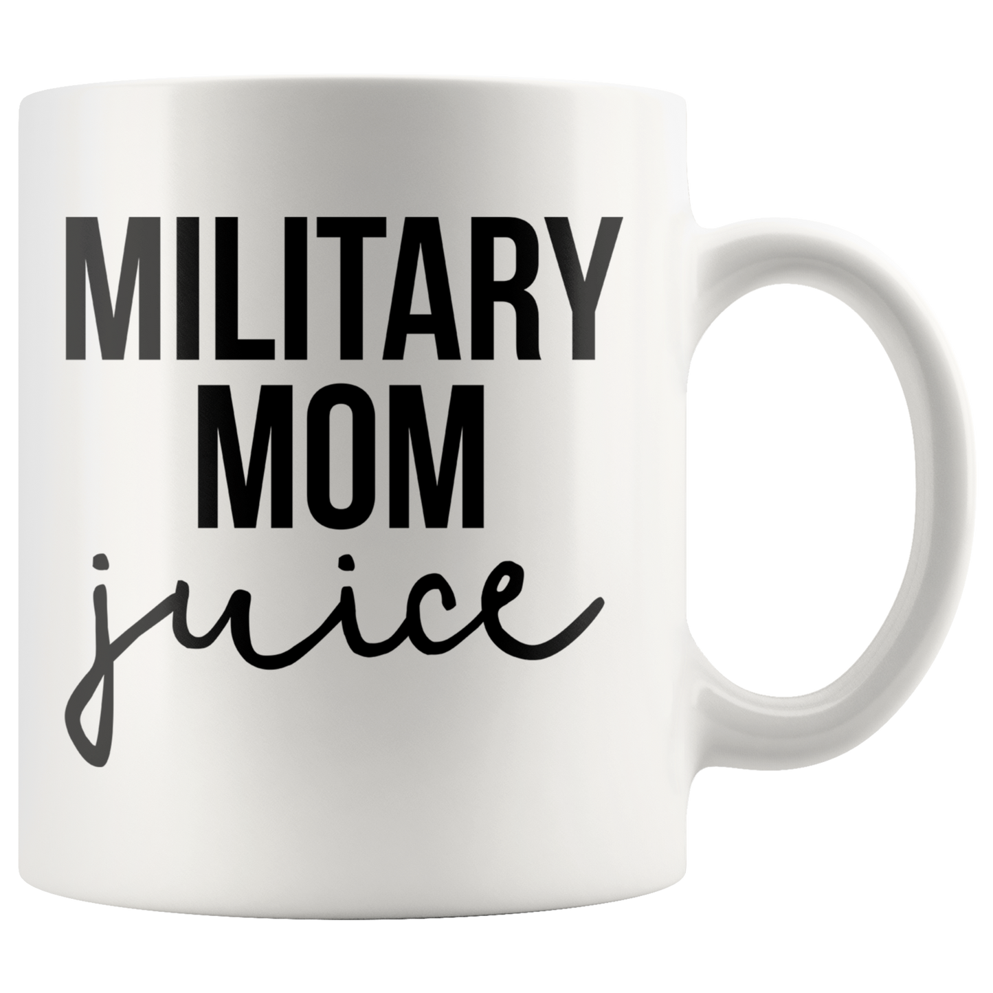 Military Mom Gifts, Coffee Mug, Two Tone Accent Cup, Birthday Gift for Men and Women