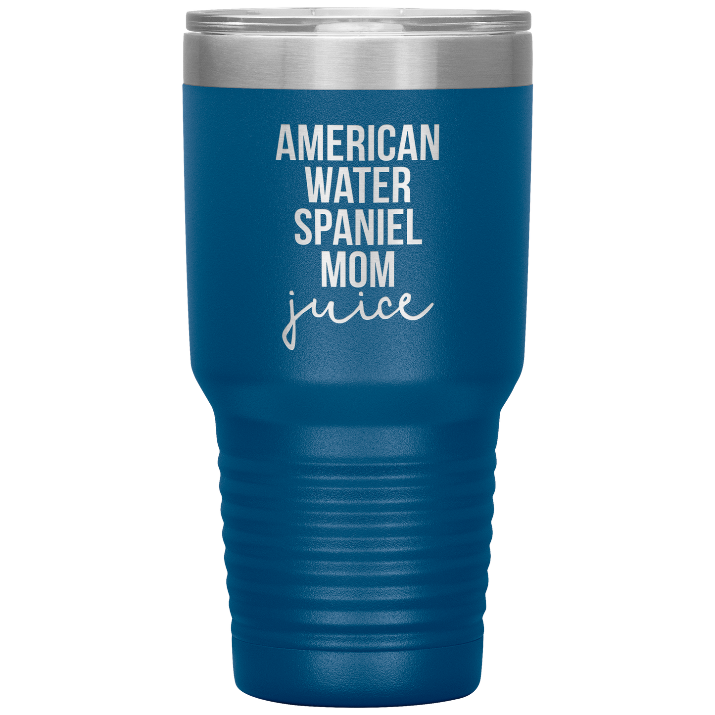 American Water Spaniel Mom Tumbler, Funny Travel Coffee Mug, Birthday Gifts for Men and Women