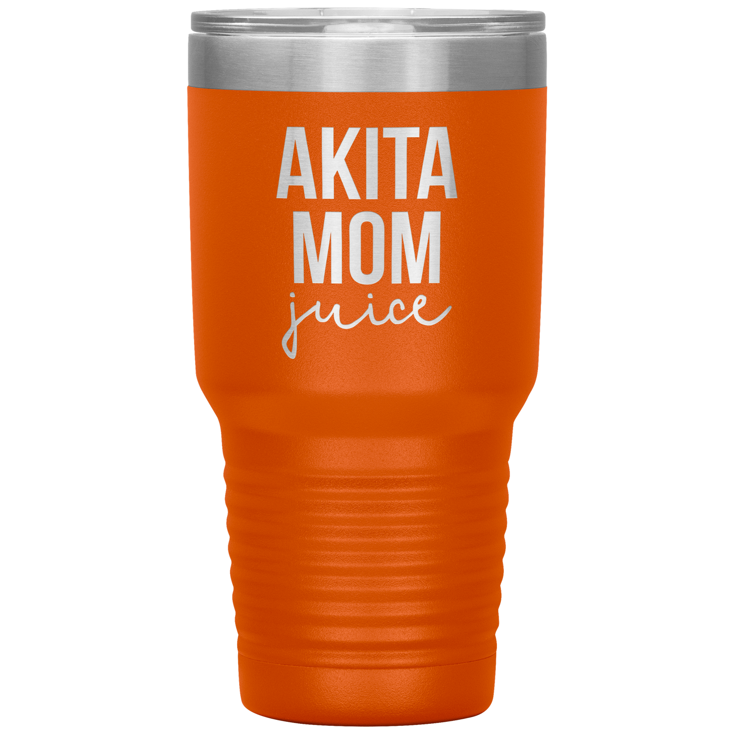 Akita Mom Tumbler, Funny Travel Coffee Mug, Birthday Gifts for Men and Women