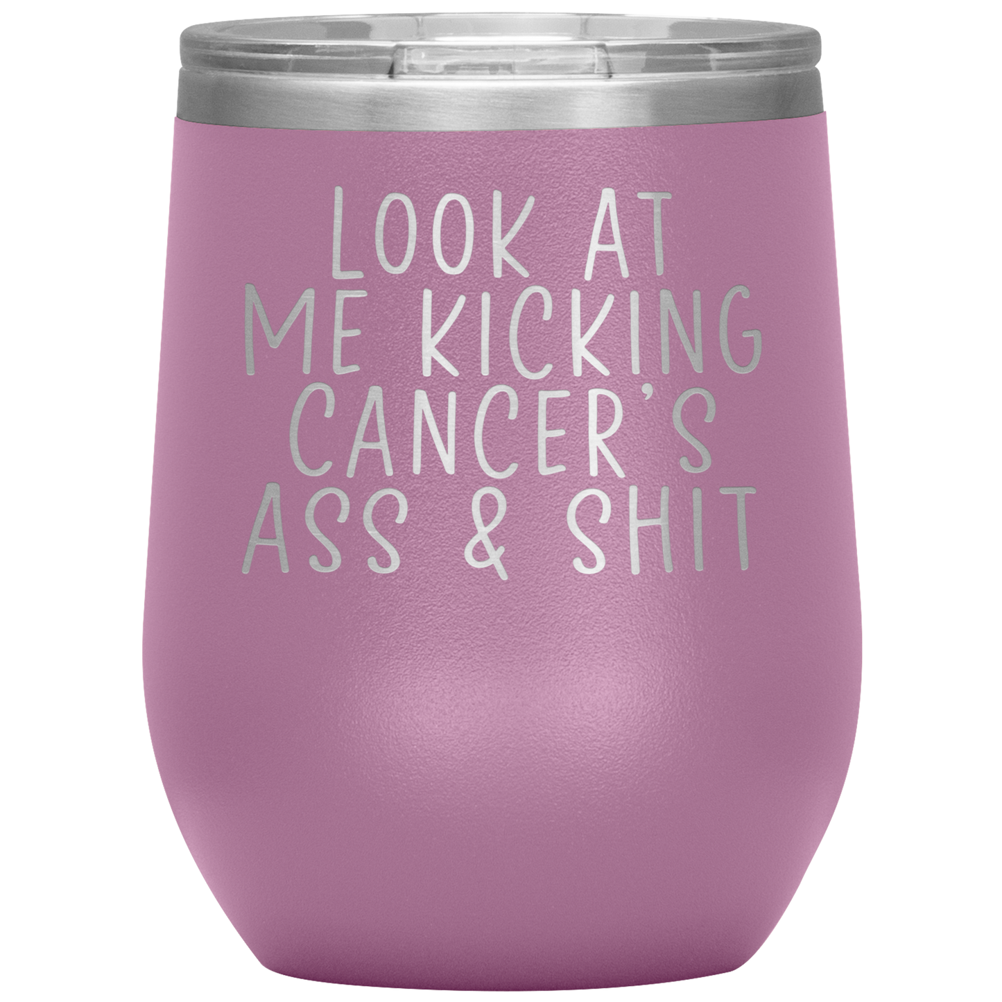 Cancer Survivor Wine Tumbler, Gifts, Travel Wine Cup, Birthday Gifts for Men and Women