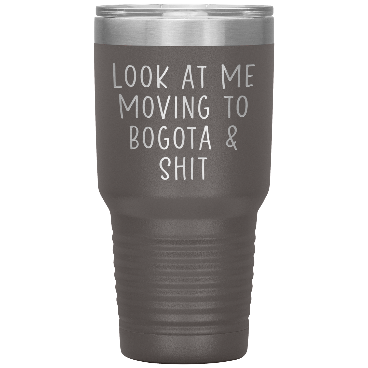 Moving to Bogota Colombia Tumbler, Funny Travel Coffee Mug, Birthday Gifts for Men and Women