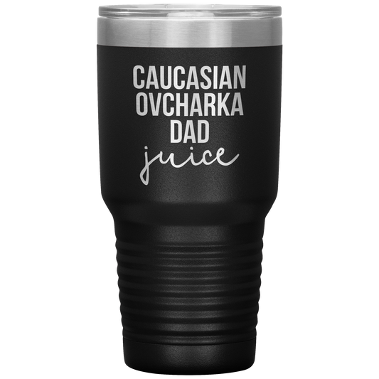 Caucasian Ovcharka Dad Tumbler, Caucasian Ovcharka Dad Gifts, Travel Coffee Mug, Birthday Gifts for Men and Women