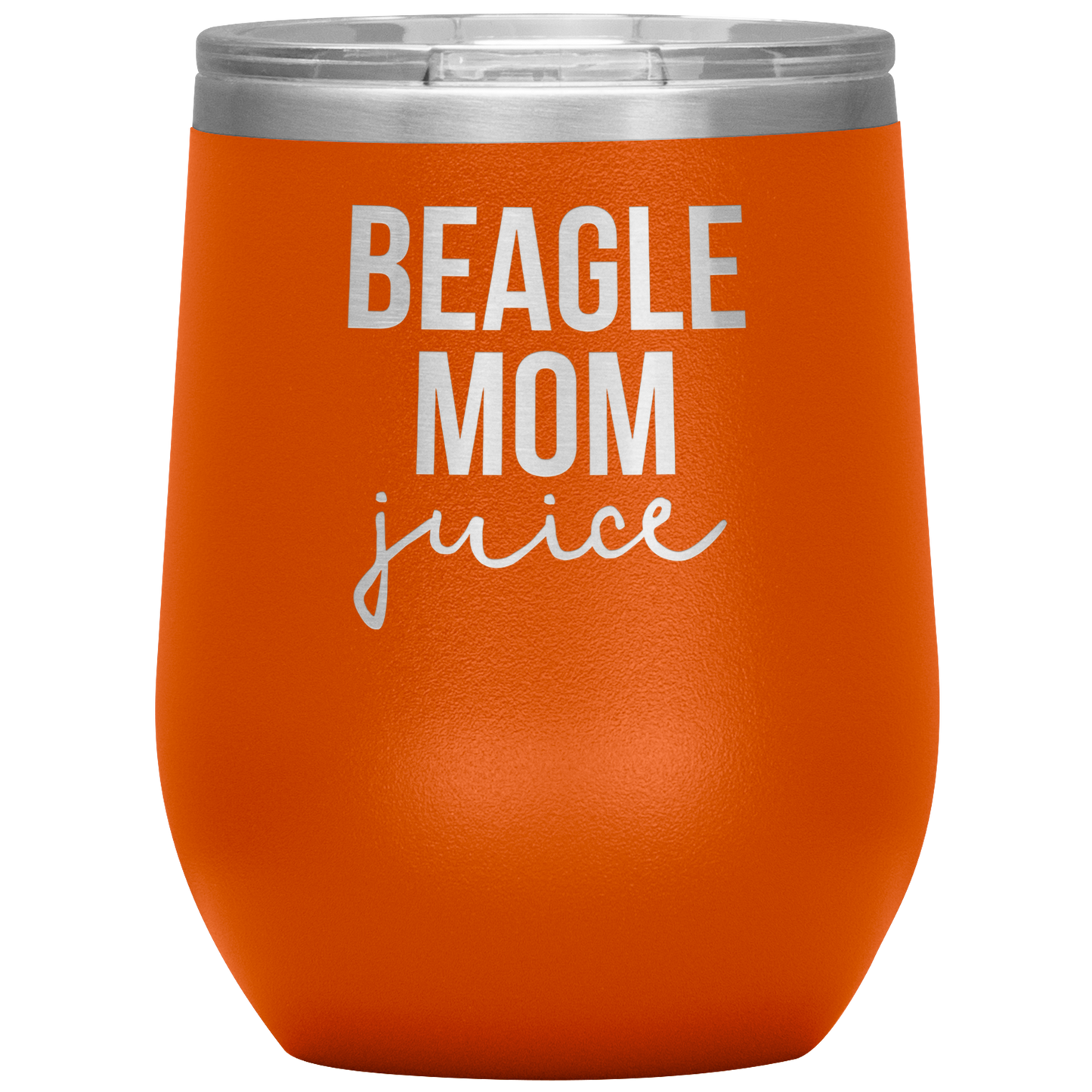 Beagle Mom Wine Tumbler, Beagle Mom Gifts, Travel Wine Cup, Cadeaux d’anniversaire pour hommes et femmes