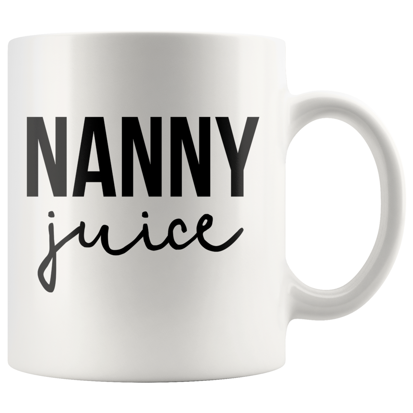 Nanny Gifts, Coffee Mug, Two Tone Accent Cup, Birthday Gift for Men and Women