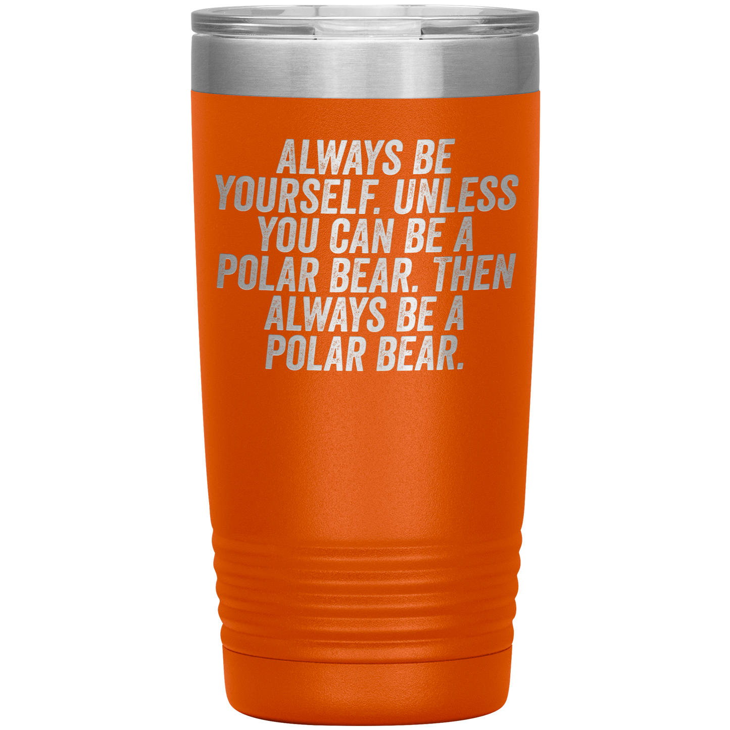 Polar Bear Tumbler, Polar Bear Gifts, Travel Coffee Mug, Birthday Gifts for Men and Women