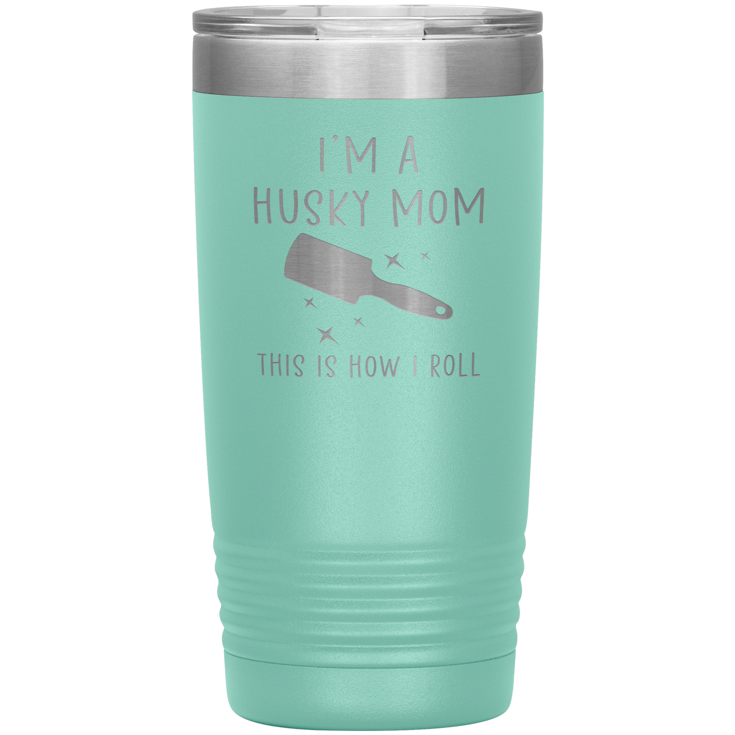 Husky Mom Tumbler, Funny Travel Coffee Mug, Birthday Gifts for Men and Women