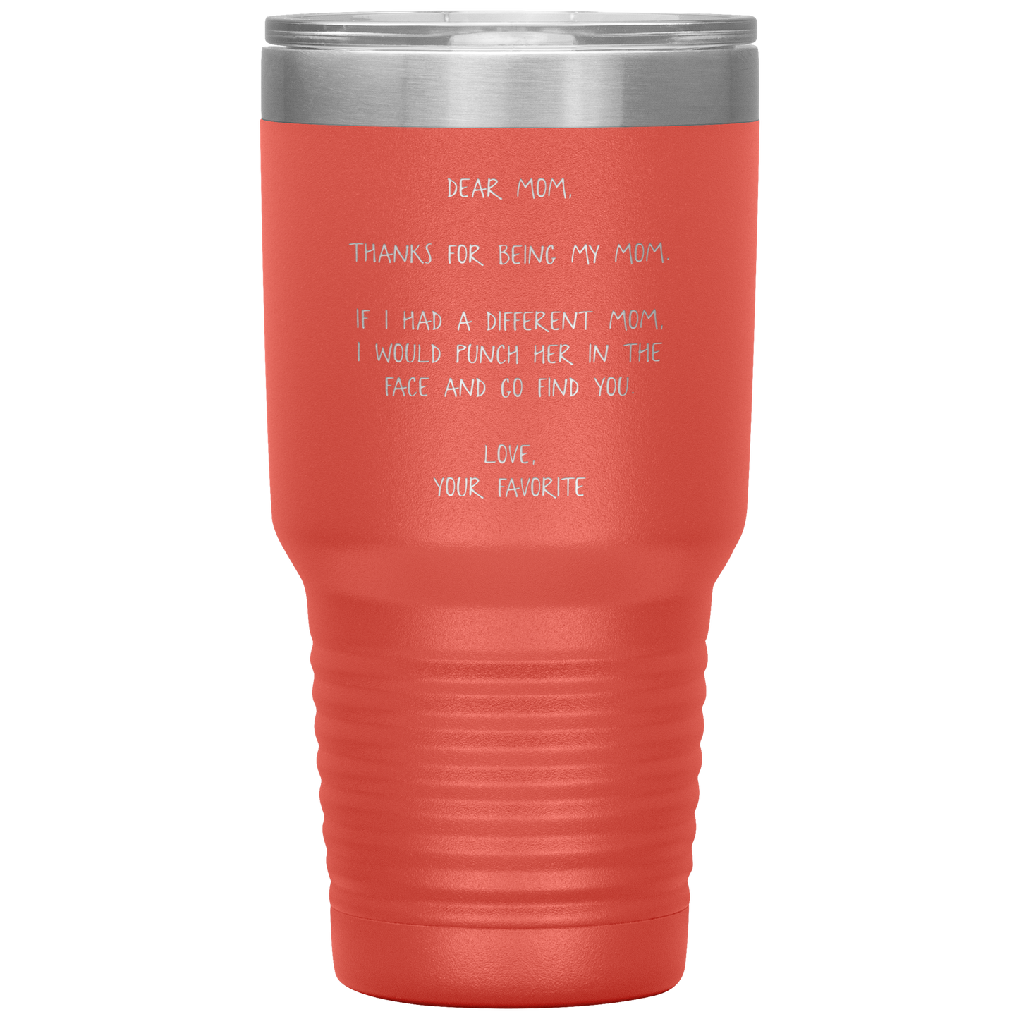 Mom Tumbler, Funny Travel Coffee Mug, Birthday Gifts for Men and Women