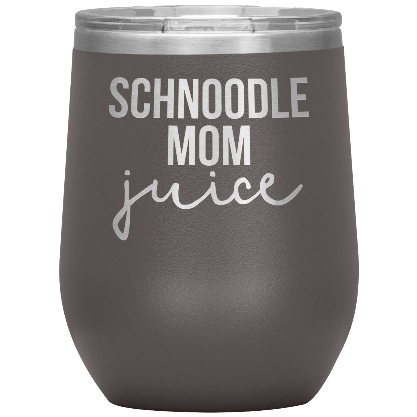 Schnoodle Mom Wine Tumbler, Schnoodle Mom Gifts, Travel Wine Cup, Birthday Gifts for Men and Women