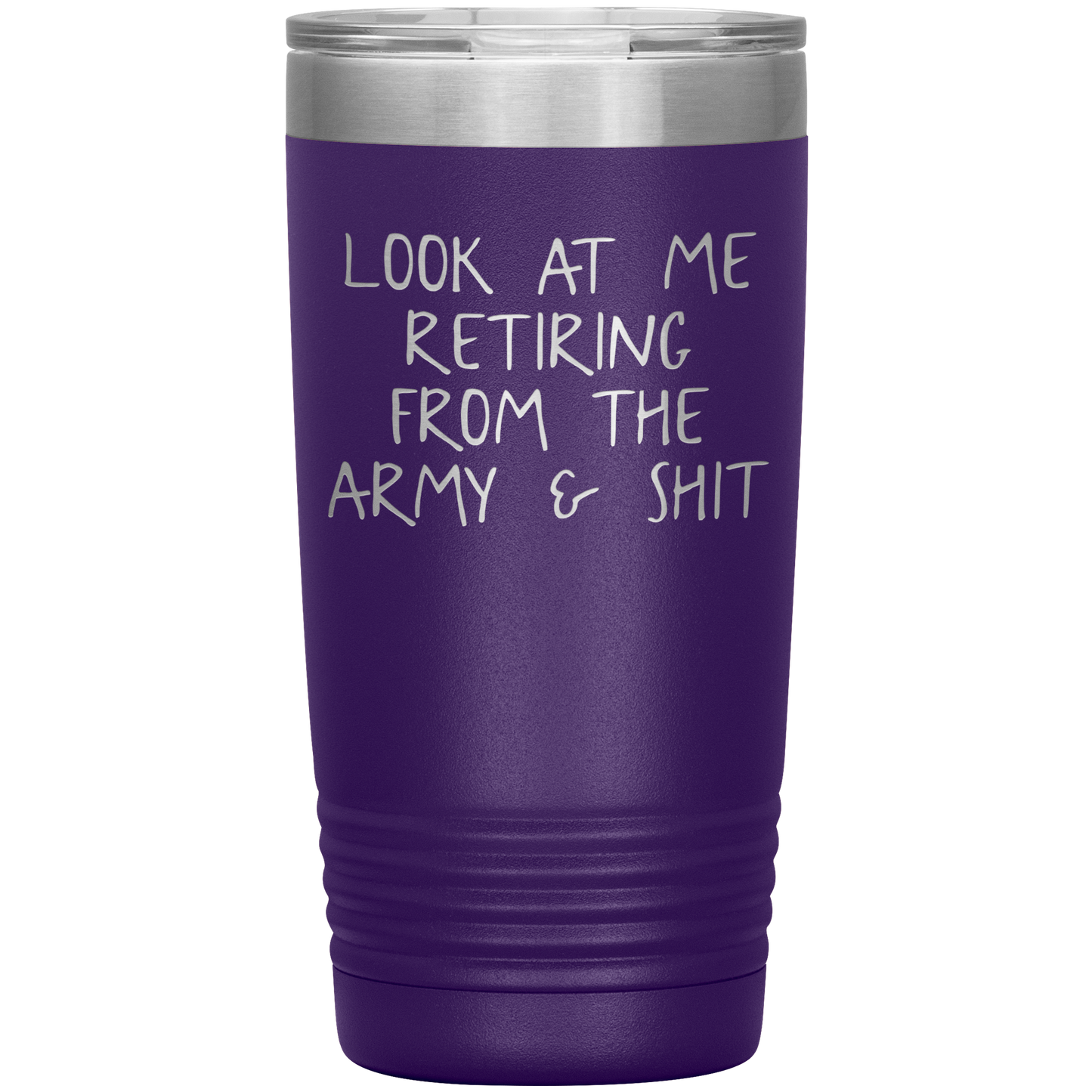 Army Retirement Tumbler, Army Retirement Gifts, Travel Coffee Mug, Birthday Gifts for Men and Women