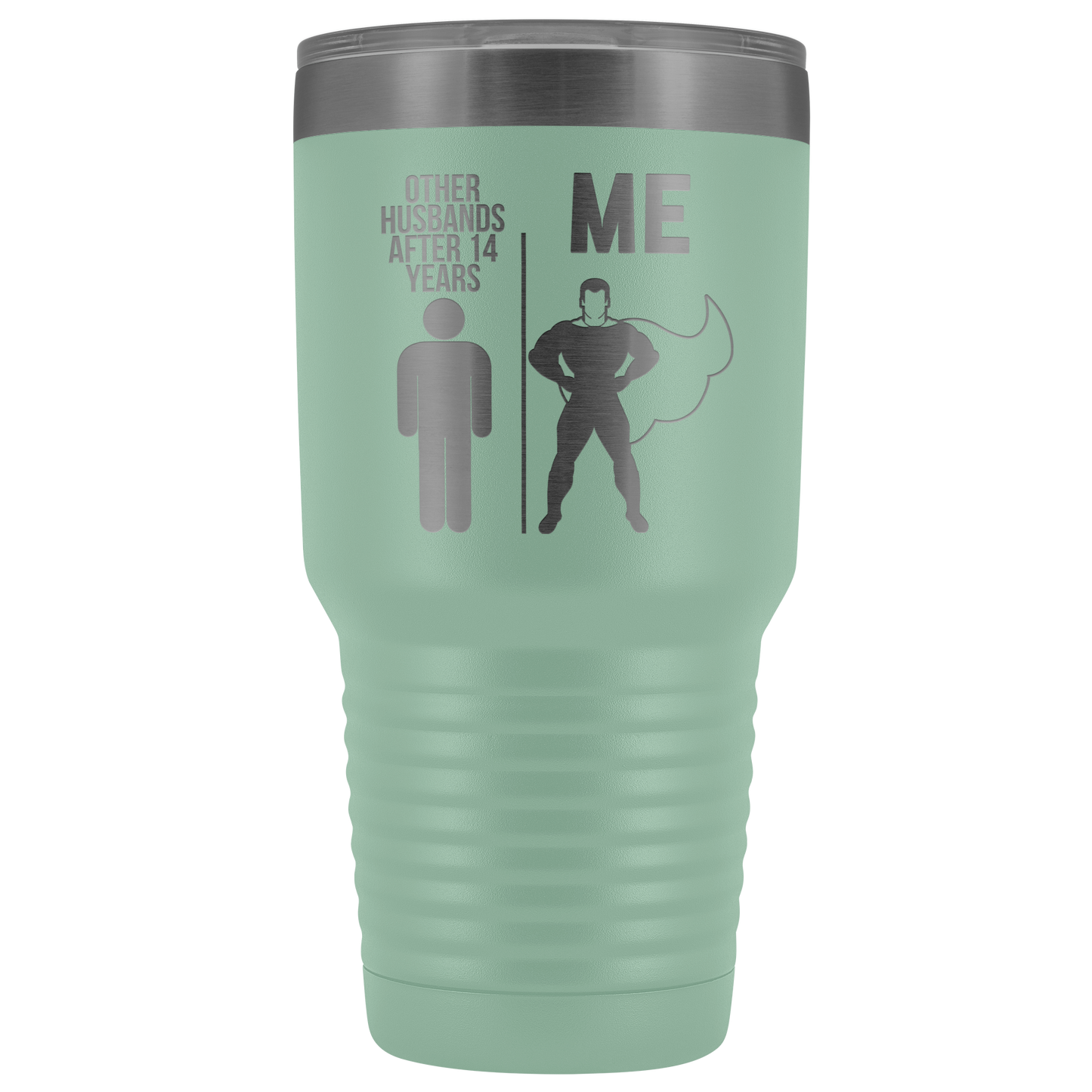 Cadeaux du 14e anniversaire pour les hommes, cadeaux du 14e anniversaire pour lui, cadeaux du 14e anniversaire pour le mari, Tumbler Mug