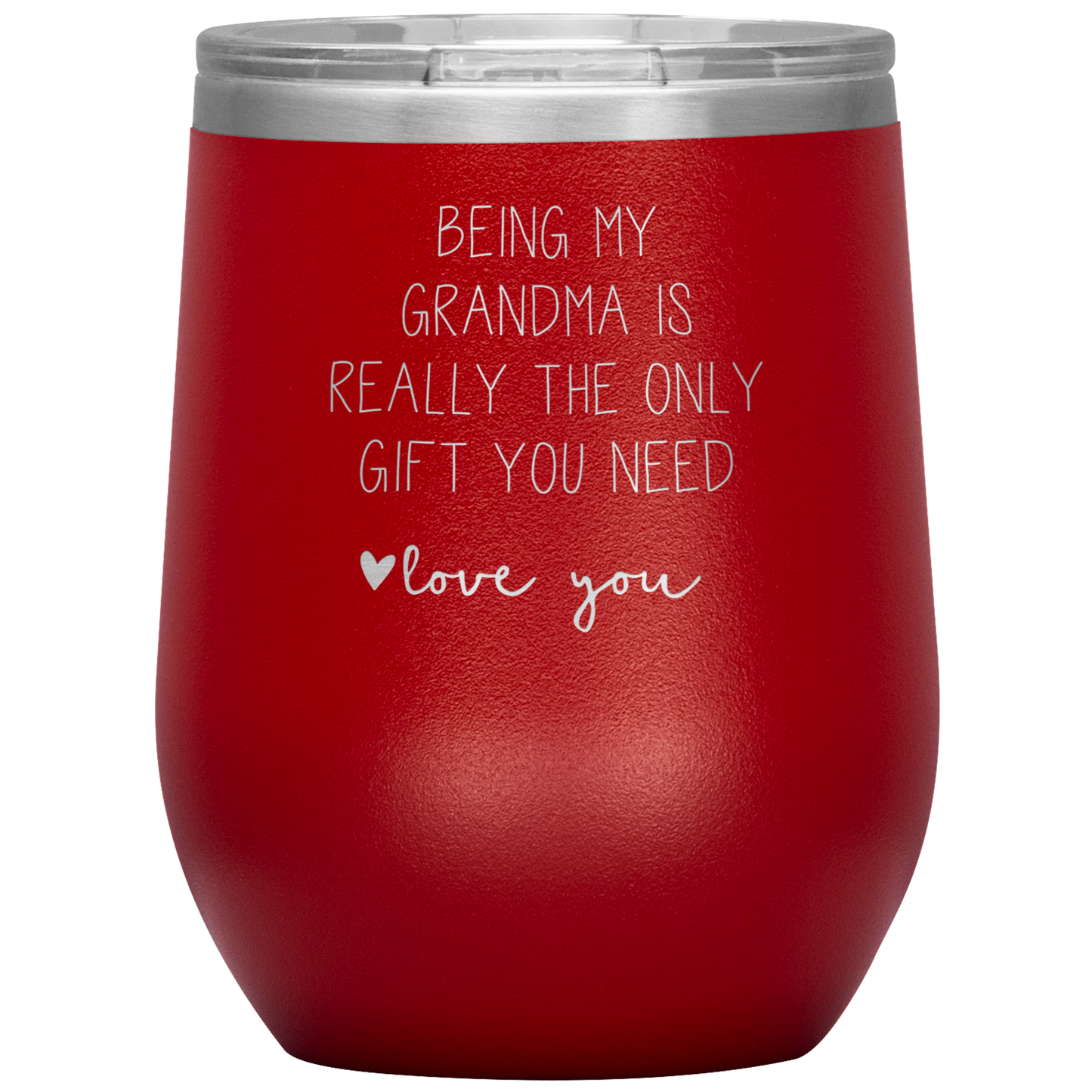 Grandma Wine Tumbler, Grandma Gifts, Travel Wine Cup, Birthday Gifts for Men and Women