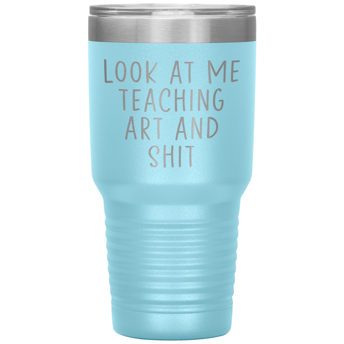 Professeur d’art Tumbler, Cadeaux professeur d’art, tasse de café de voyage, cadeaux d’anniversaire pour les hommes et les femmes