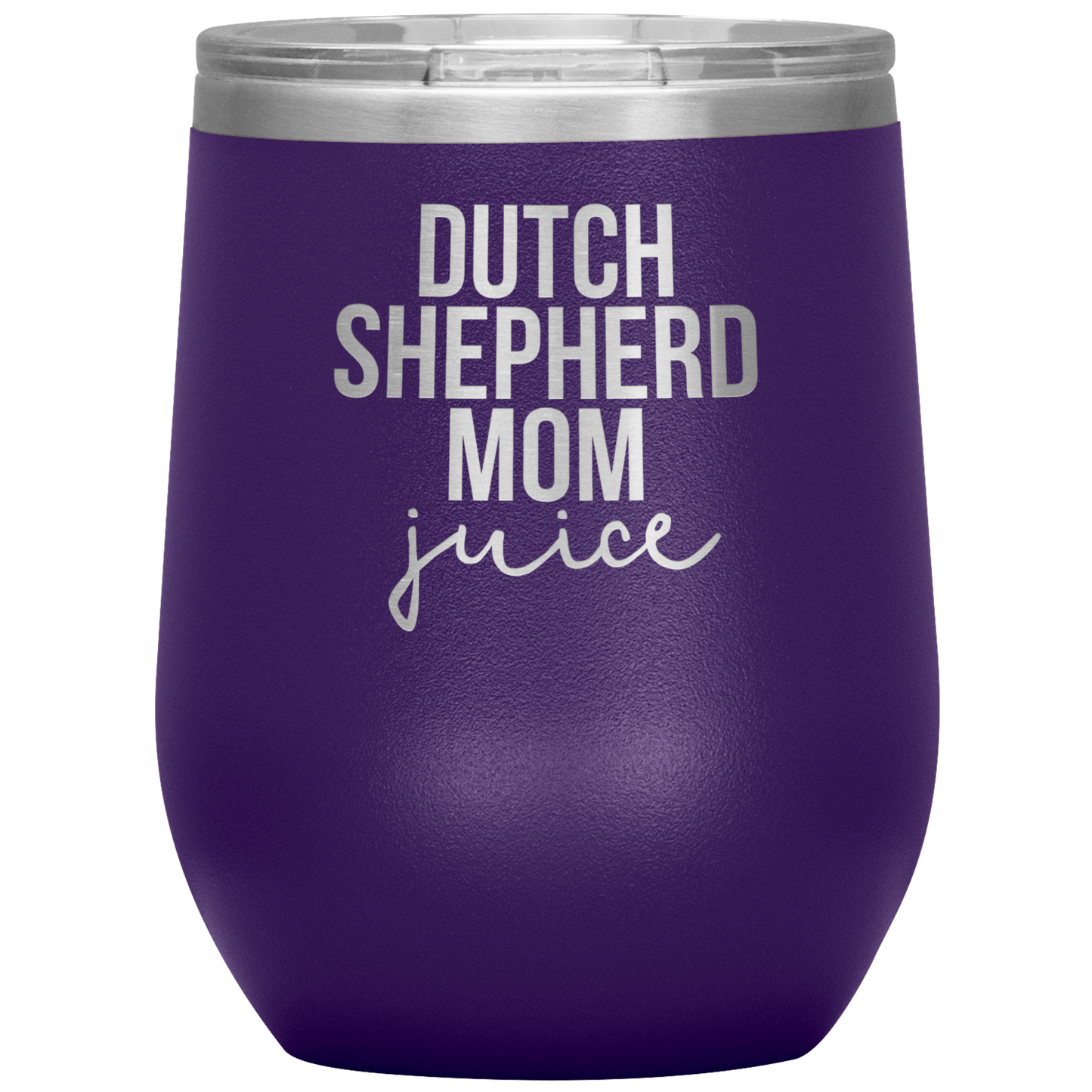 Dutch Shepherd Mom Gifts, Dutch Shepherd Mom Wine Glass, Wine Tumbler, Birthday Gifts for Men and Women