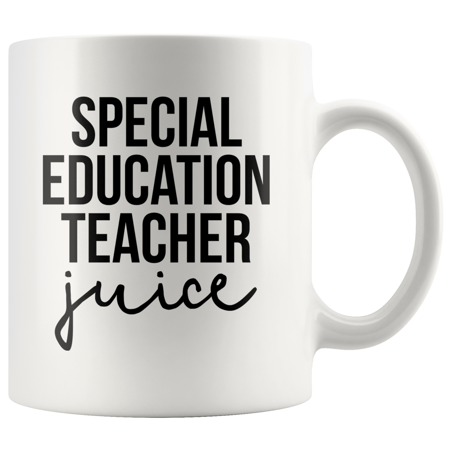 Special Education Teacher Gifts, Coffee Mug, Two Tone Accent Cup, Birthday Gift for Men and Women