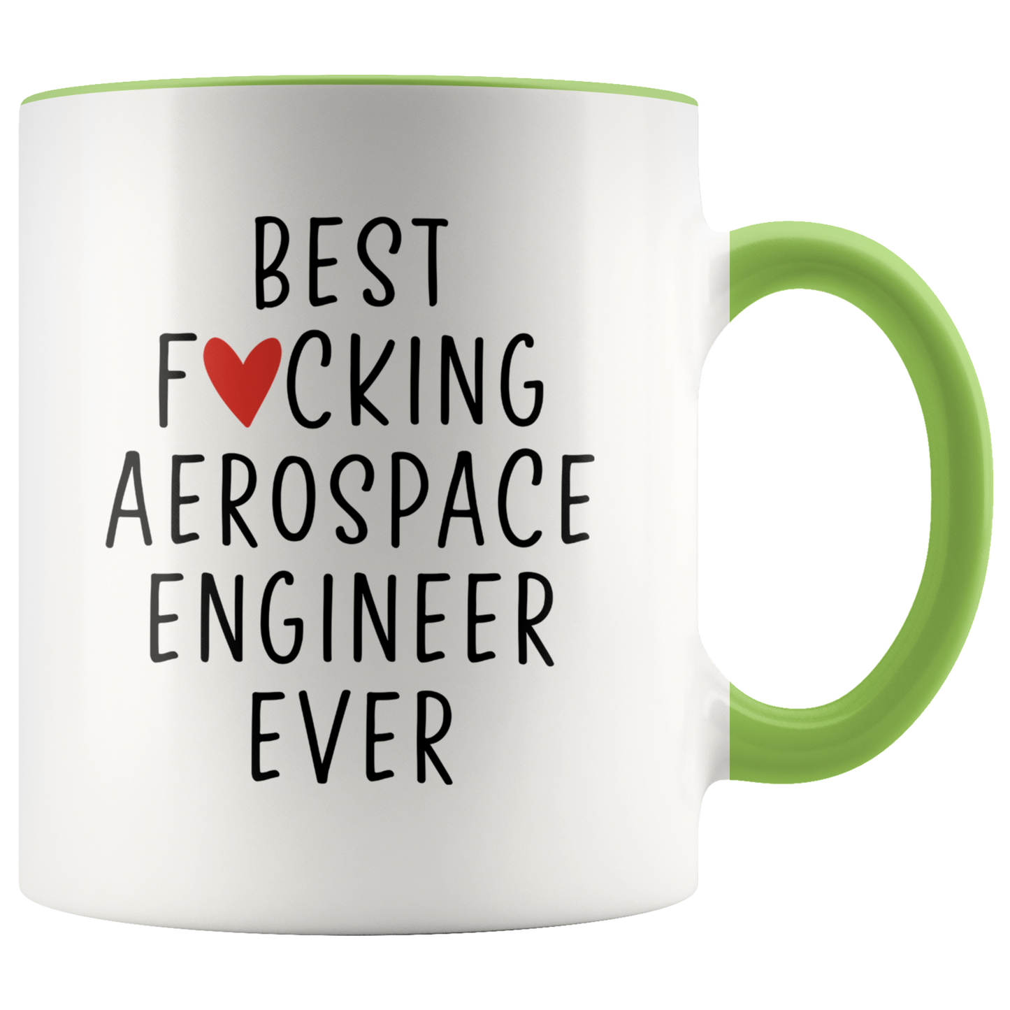 Aerospace engineer Gifts, Coffee Mug, Two Tone Accent Cup, Birthday Gift for Men and Women