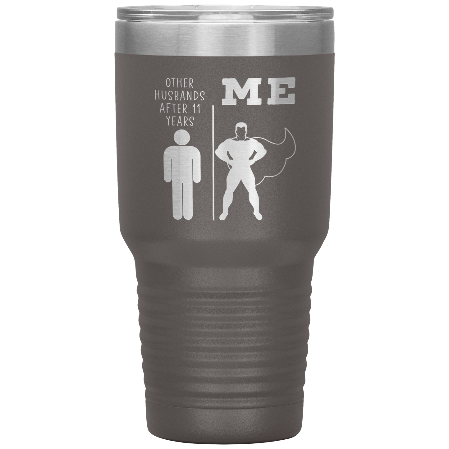 11th Anniversary Gifts for Husband, 11 Year Anniversary Gifts for Men, Tumbler Mug