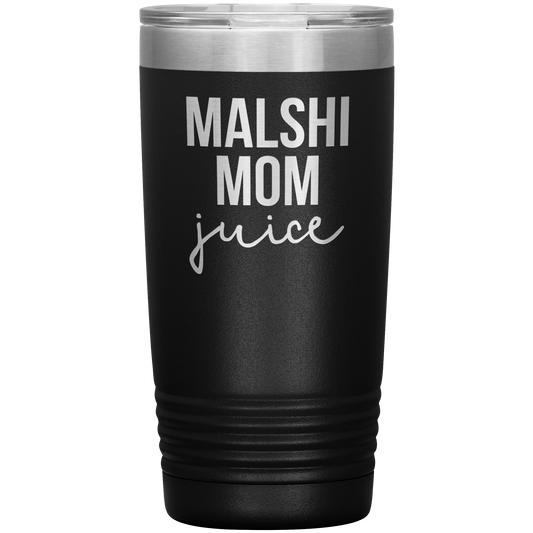 Malshi Mom Tumbler, Malshi Mom Cadeaux, Travel Coffee Mug, Birthday Gifts for Men and Women